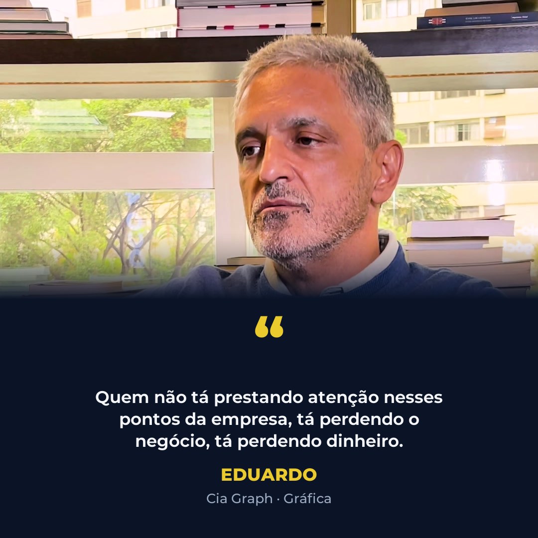 Eduardo, da Cia Graph — capa do depoimento em vídeo