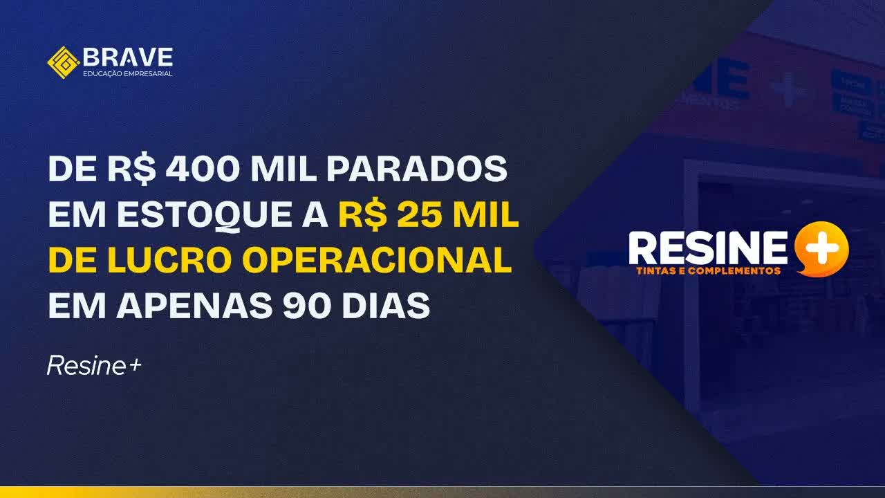 Resine+ · depoimento em vídeo