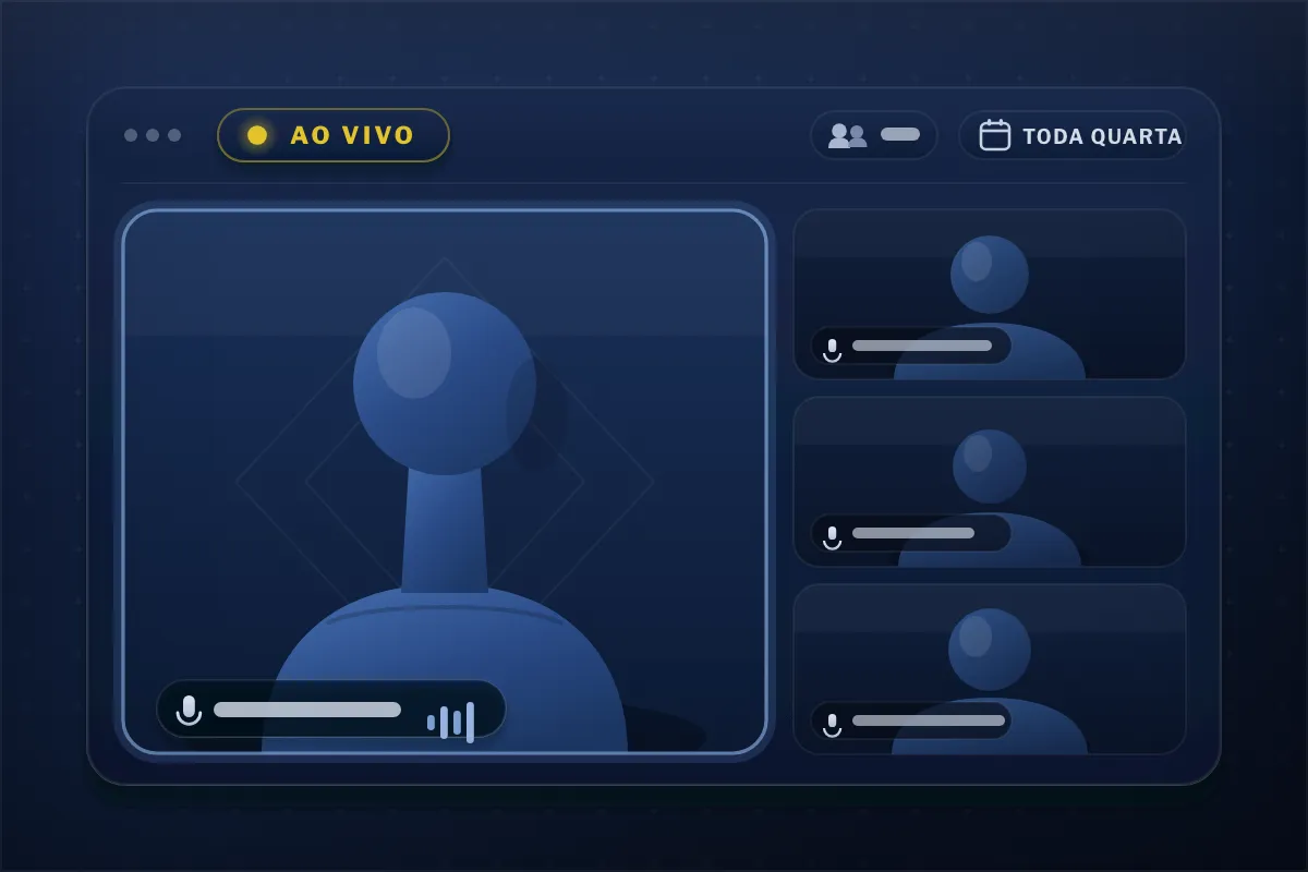 Ilustração do bônus Comitê de Caixa: sessão ao vivo em grupo